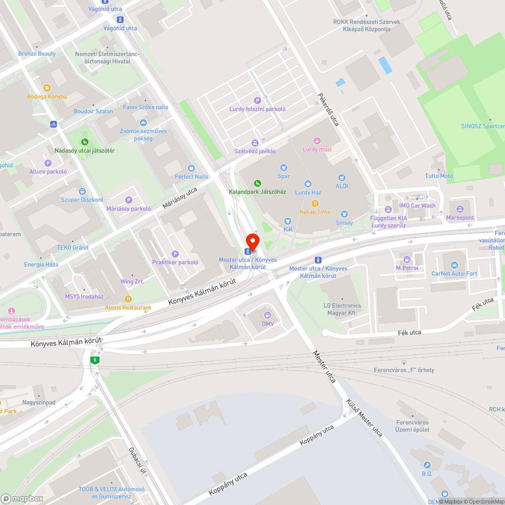 Hibás zöld jelzés | Mester Utca | bejelentés helye