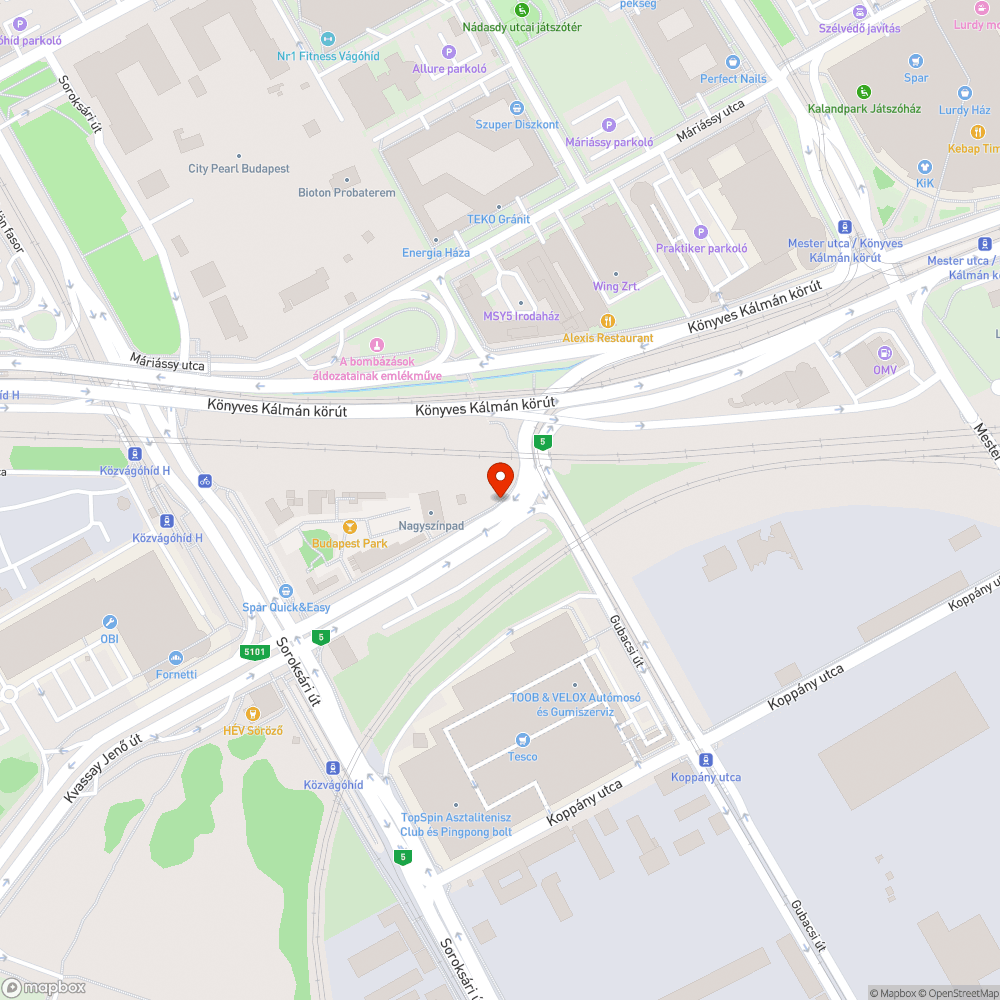 Elferdült táblák |Budapest Park | bejelentés helye