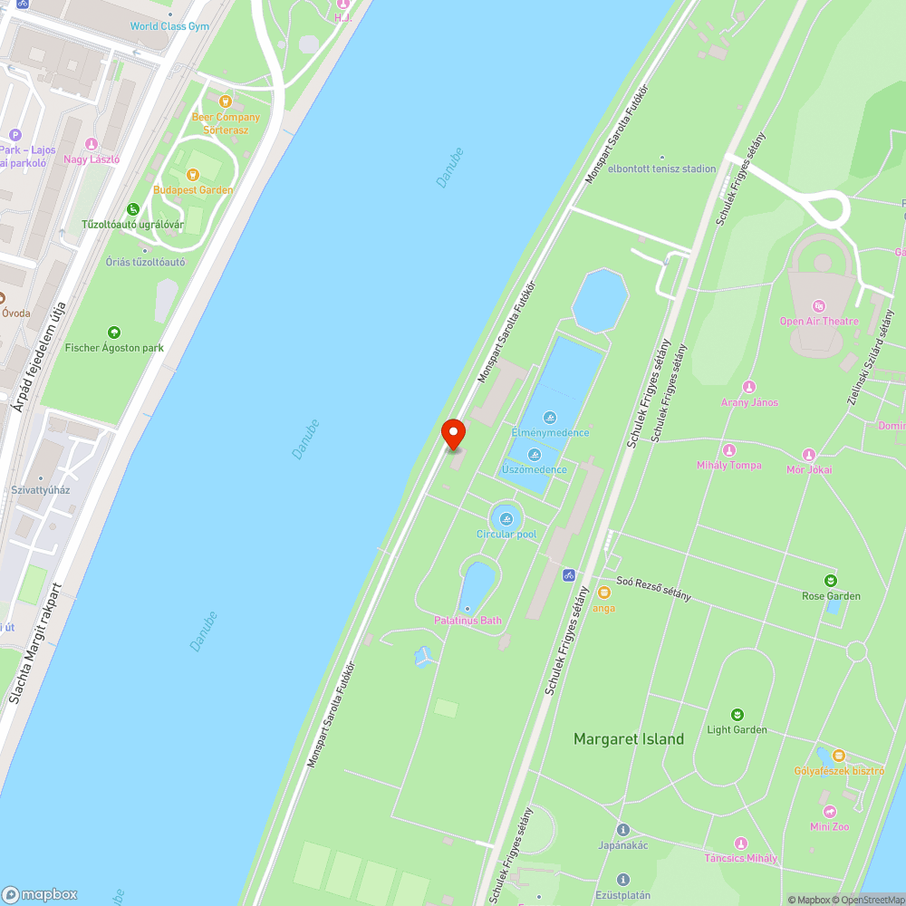 A Margit-szigeten lévő futópálya le van jegesedve, és senki nem takarítja bejelentés helye