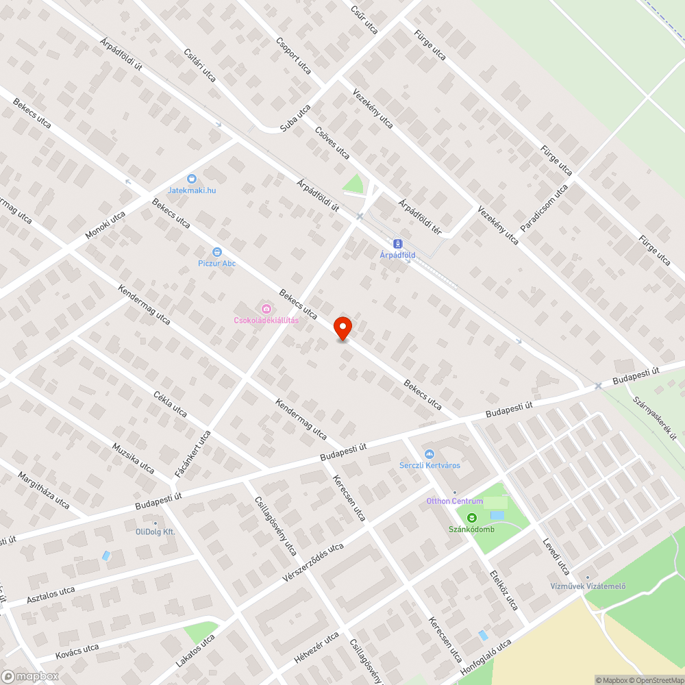 Beton oszlop bejelentés helye