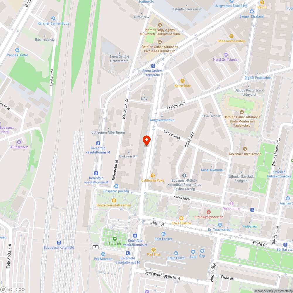 Nagyon szennyezett kerékpárút bejelentés helye