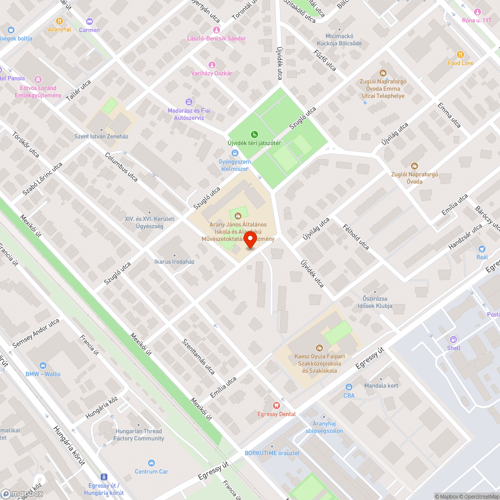 közterületre lerakott szemét bejelentés helye