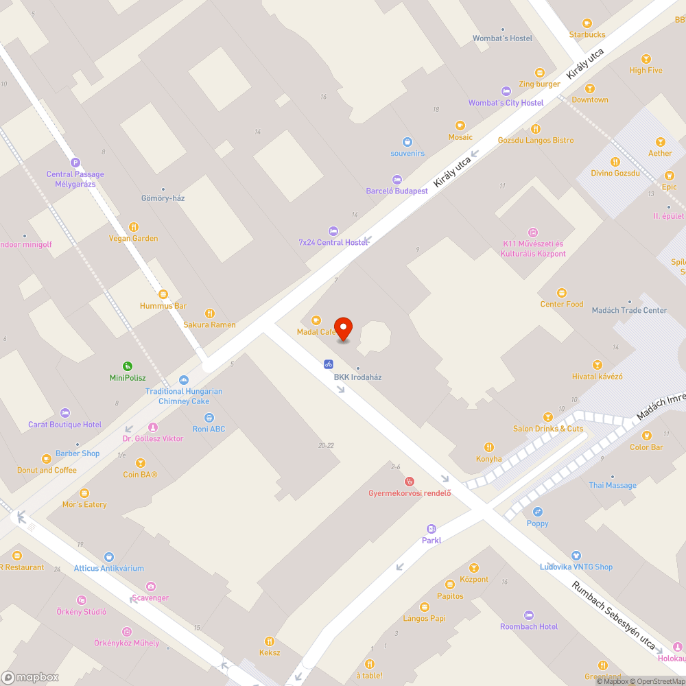 Jegykezelő gépek bejelentés helye