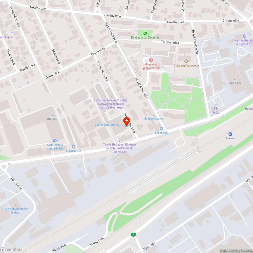 Egy elhagyott autó a Promontor utca alján áll bejelentés helye