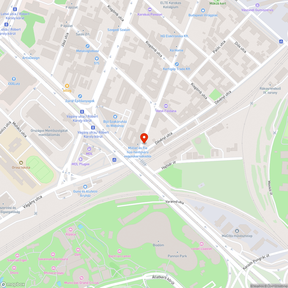 Veszélyes gyalogos átkelőhely bejelentés helye