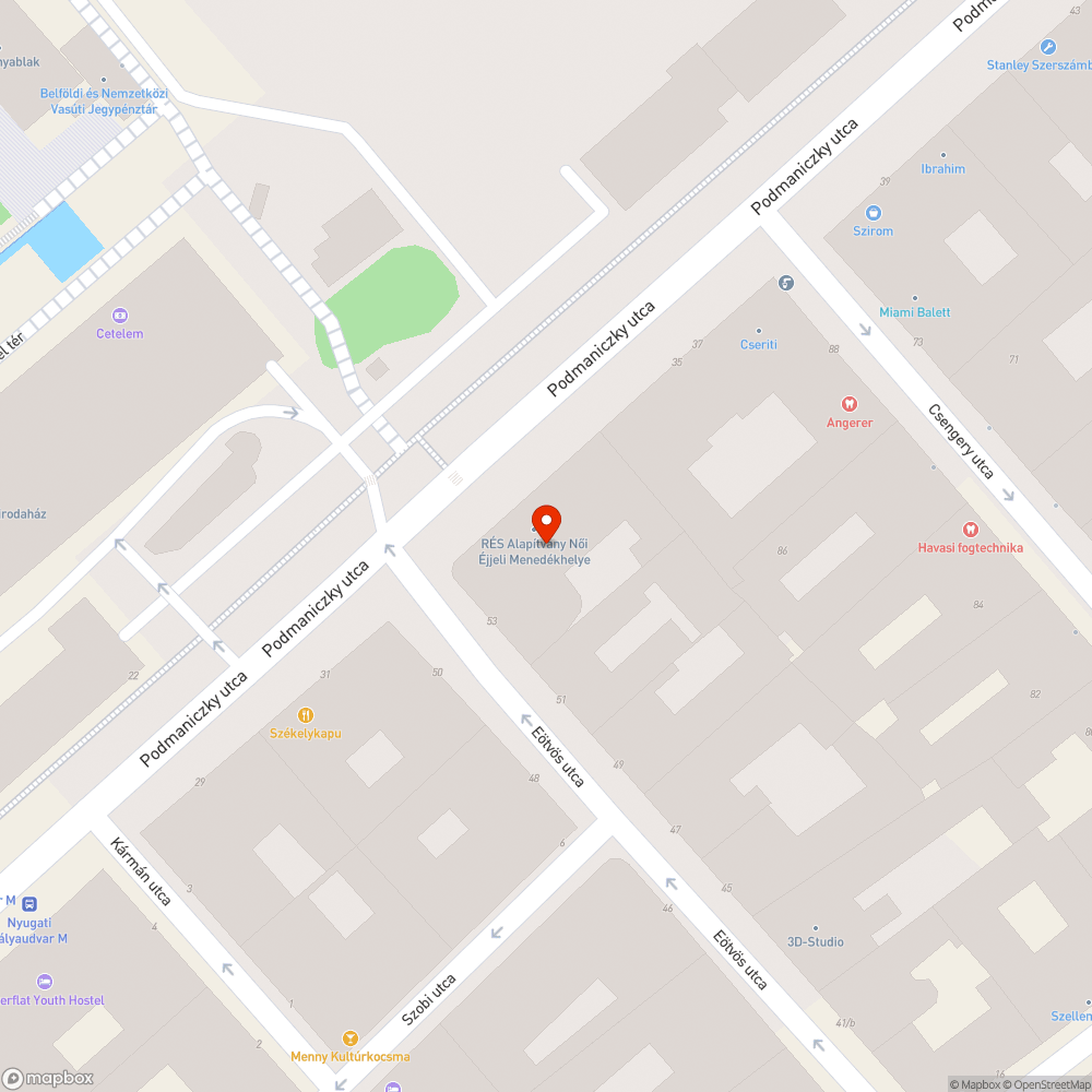 Beszakadt csatornafedő a gyalogátkelőn bejelentés helye