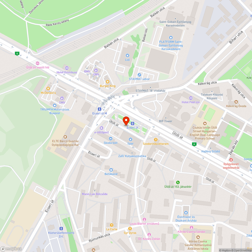 Fém fedél bejelentés helye