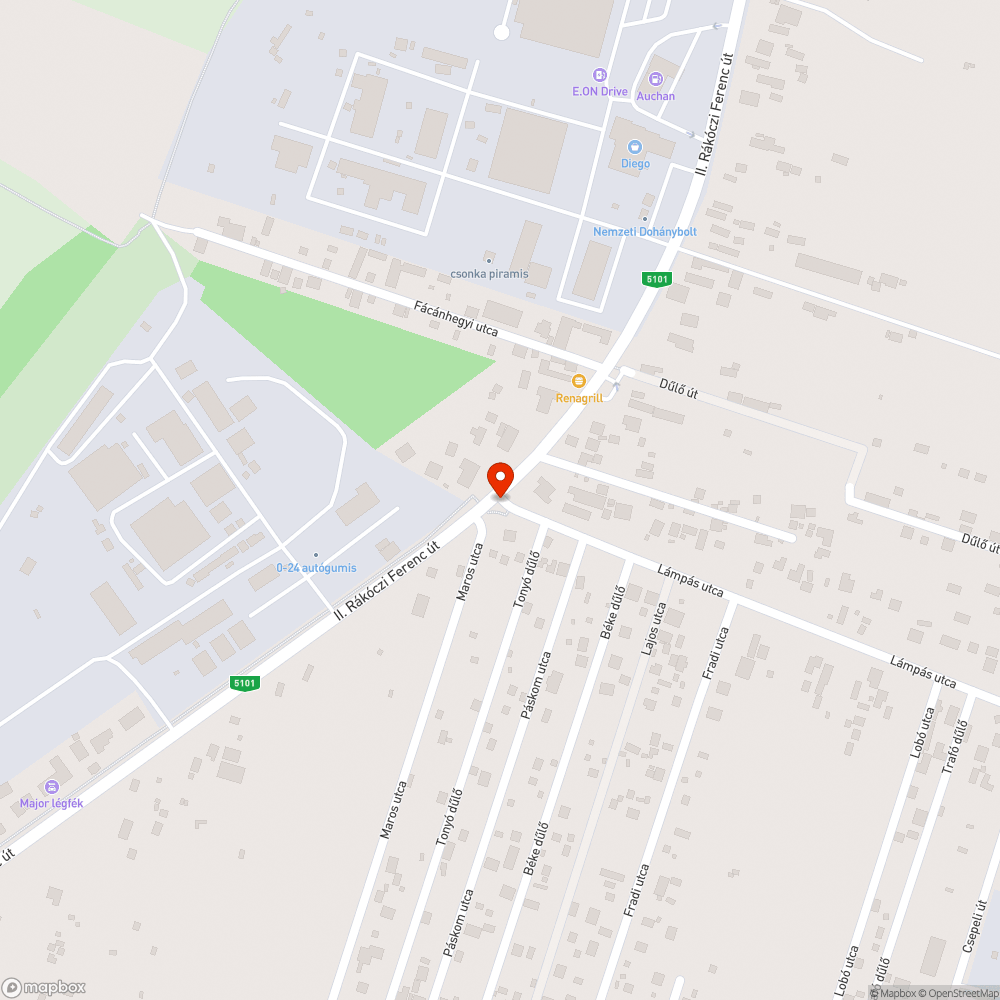 Mindennapos dugó | Lámpás utca | bejelentés helye