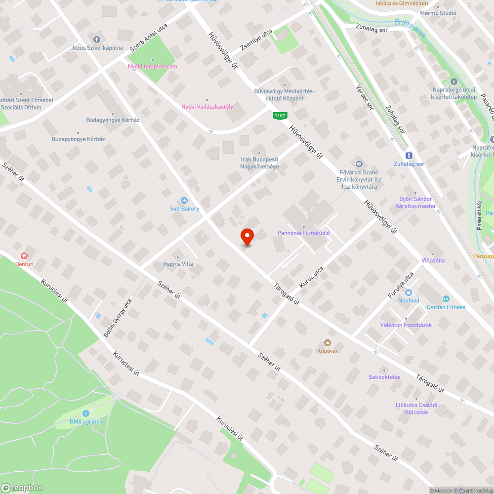 Tárogató 51 kátyúcsalád bejelentés helye