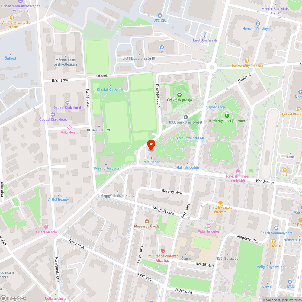 Eltünt szemetes kosár bejelentés helye