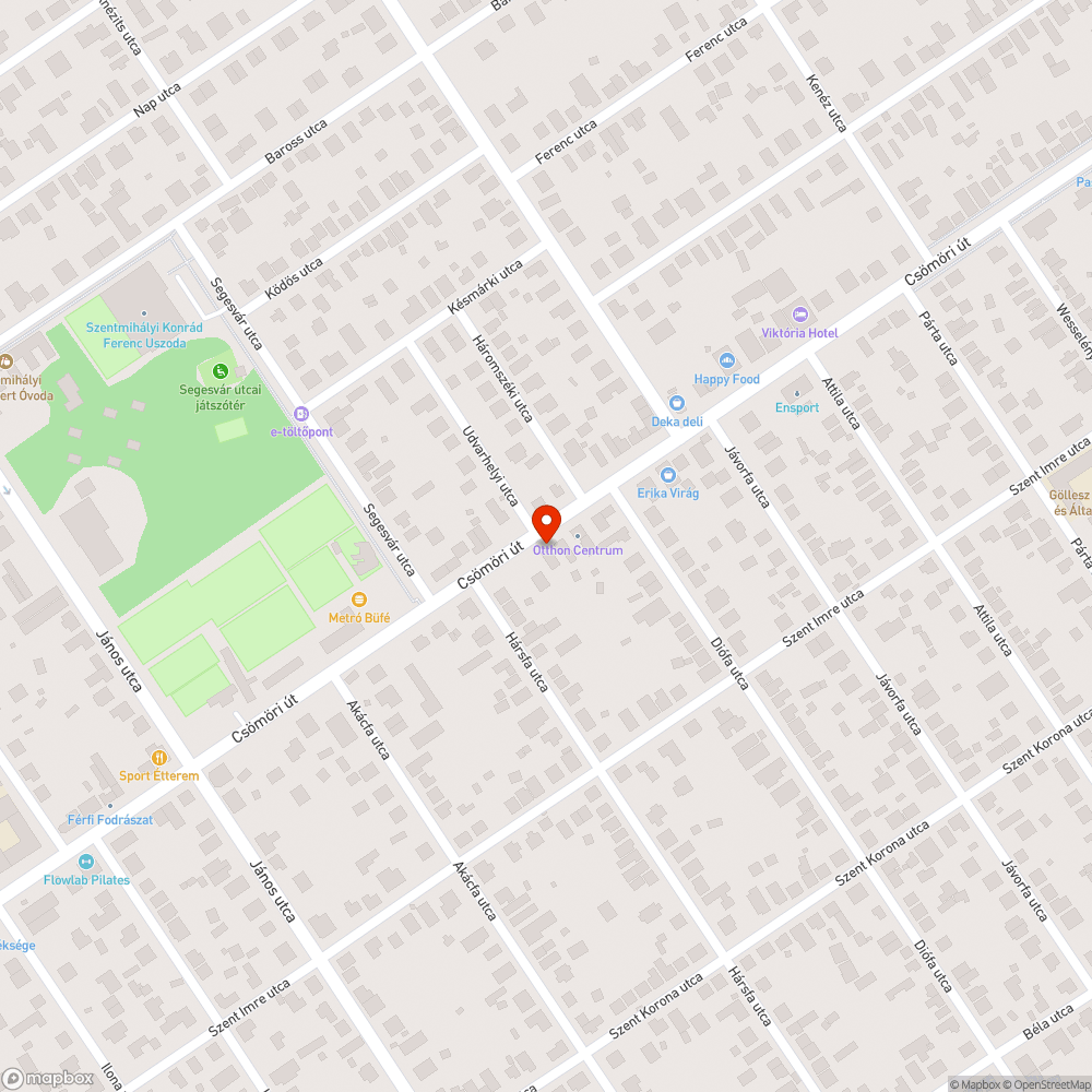 Részeges fák bejelentés helye