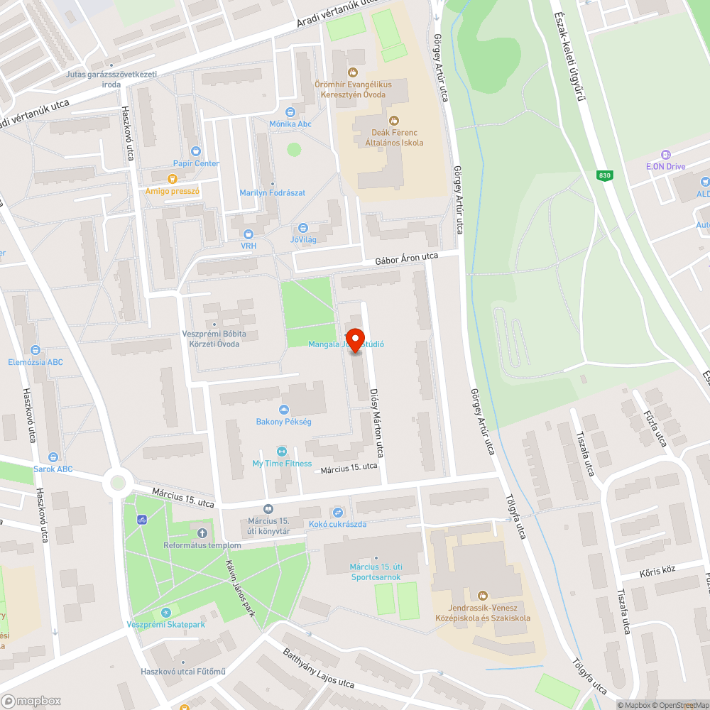 Veszélyes lépcső bejelentés helye