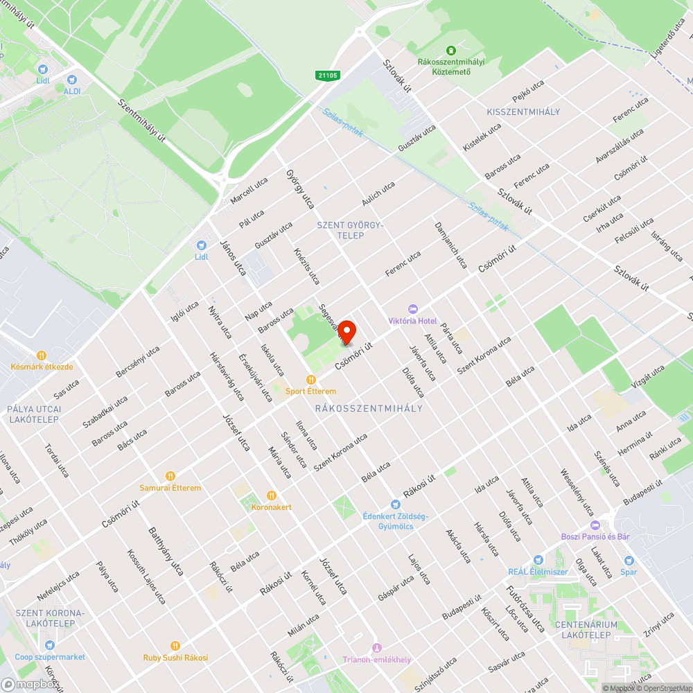 Autógumik bejelentés helye