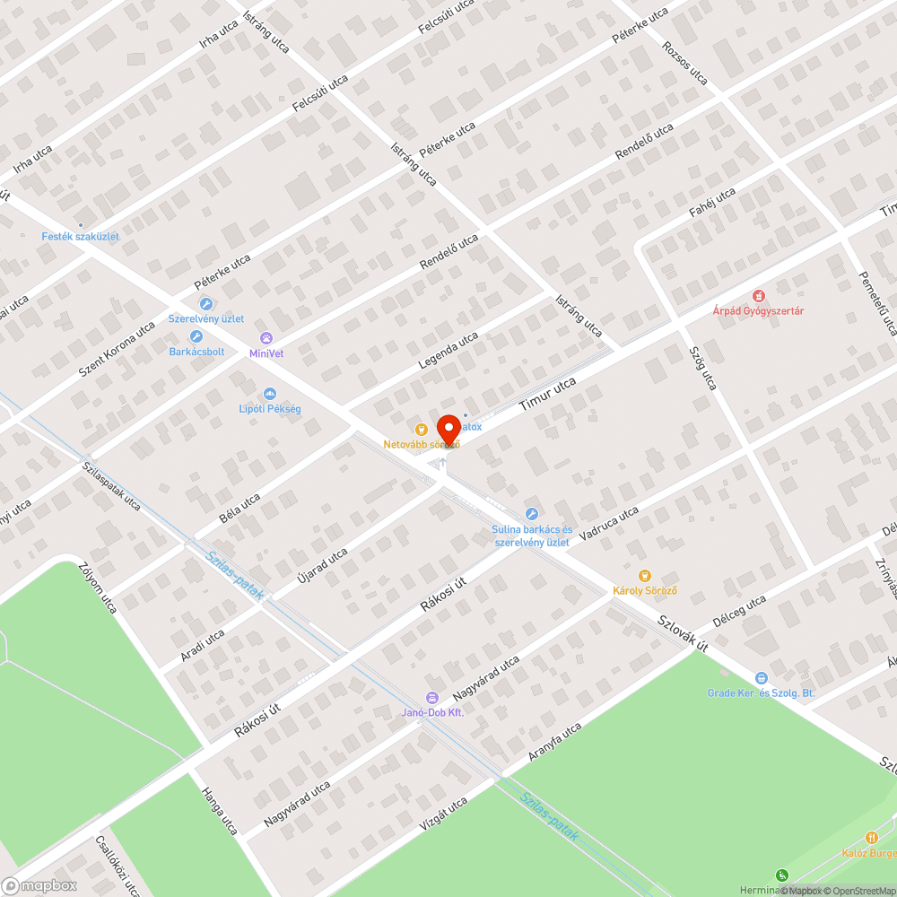 Bevehetetlen kanyar bejelentés helye