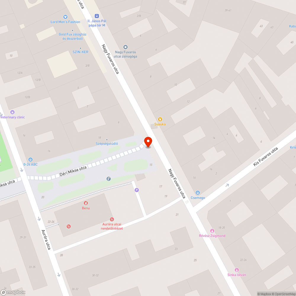 Roncsautó bejelentés helye