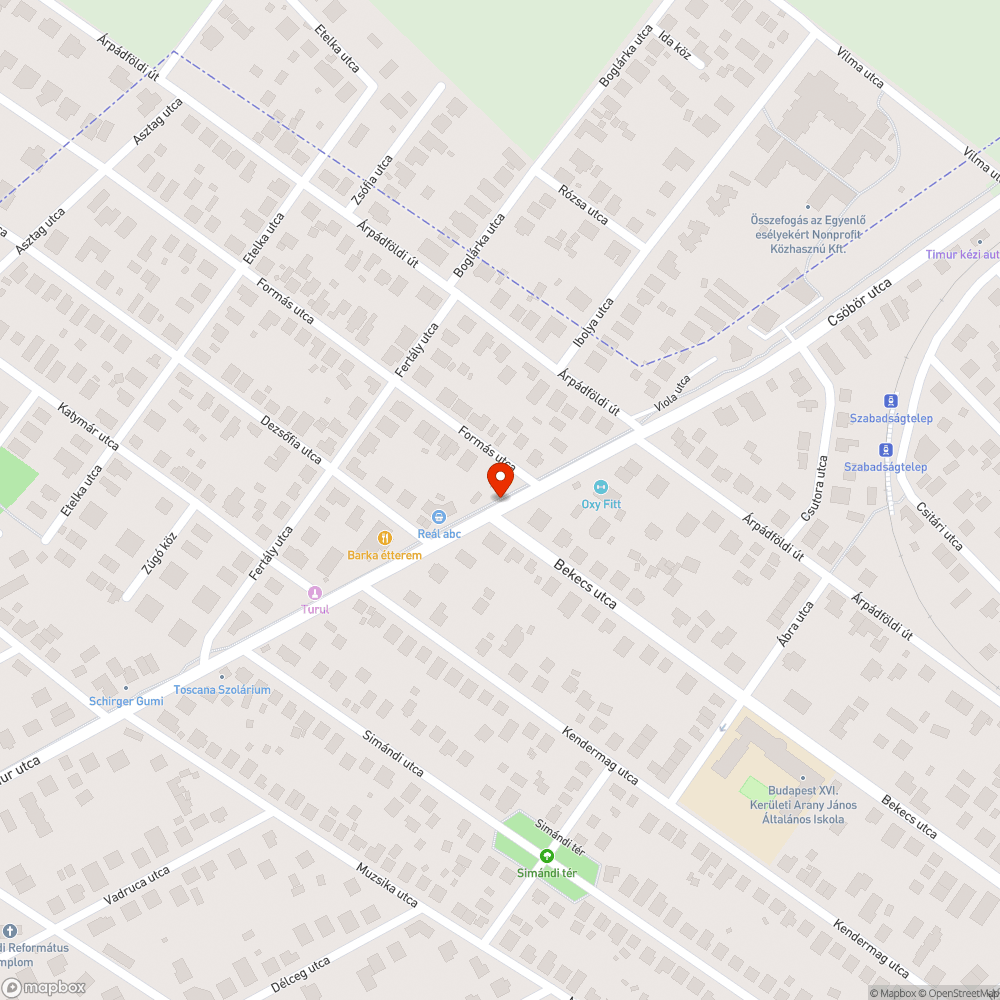 Kidőlt tábla bejelentés helye