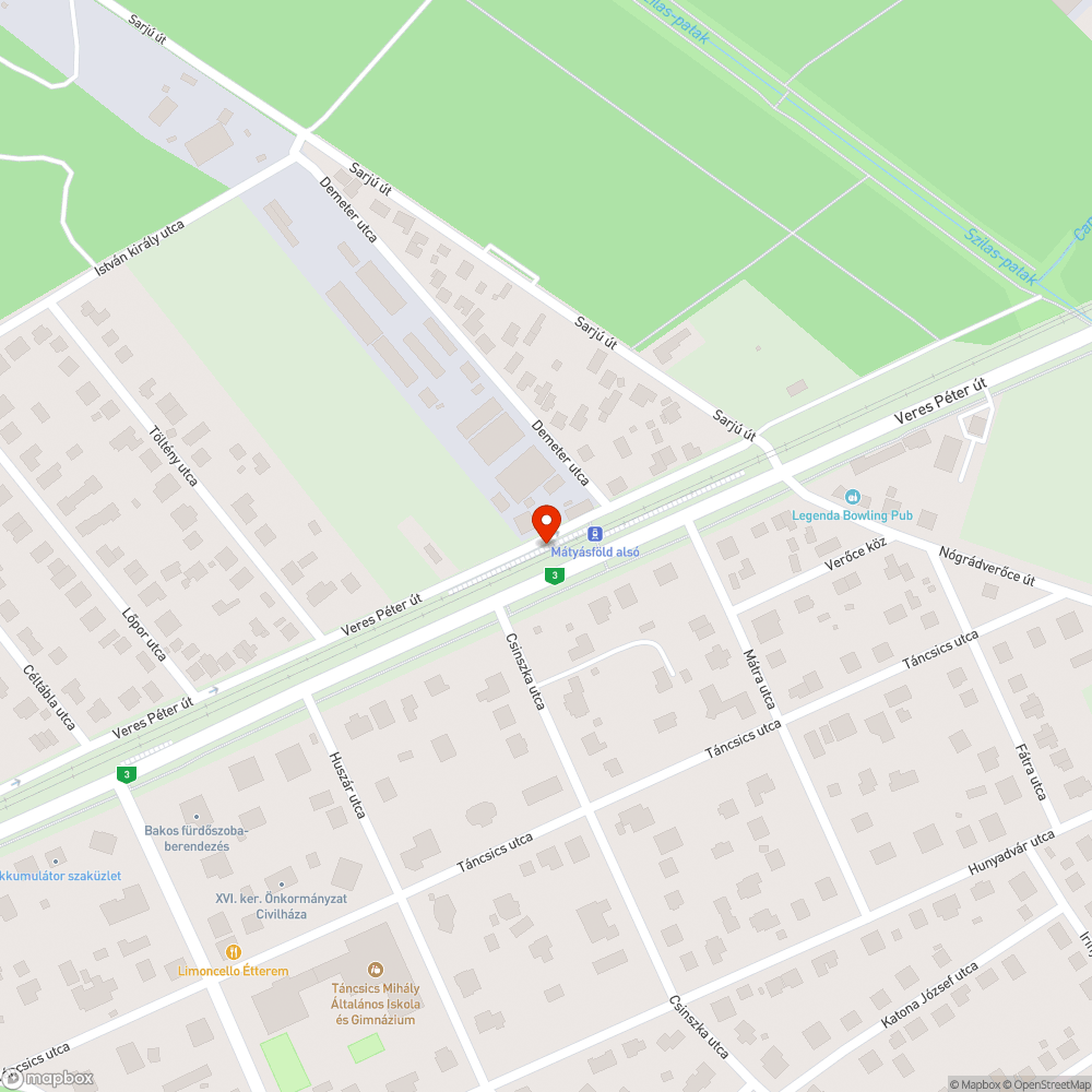 Kiálló csavarok bejelentés helye