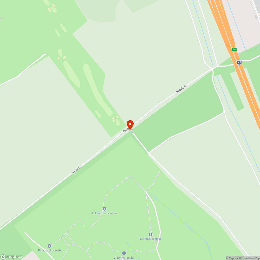 Soroksár Vecsési út/ Túri IStván út vasúti átjáró bejelentés helye