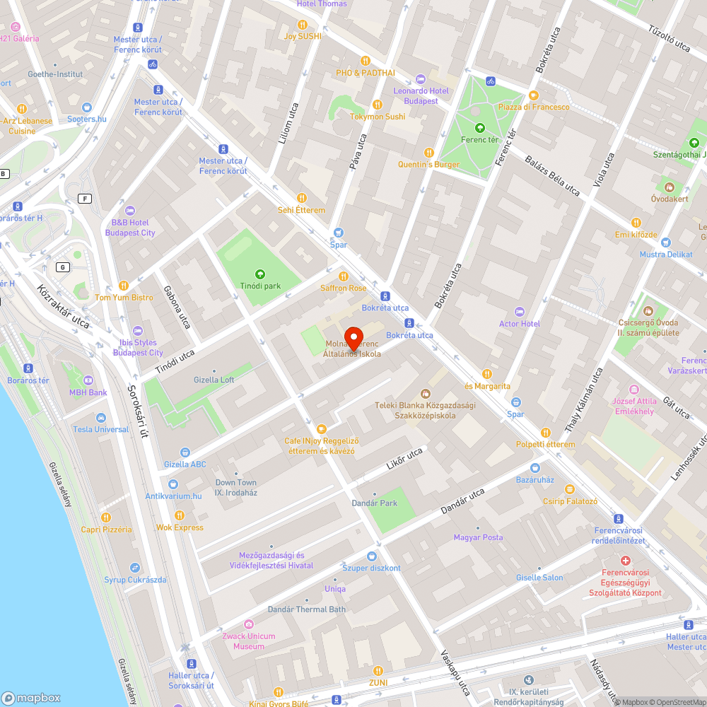 Kiégett autóroncs bejelentés helye