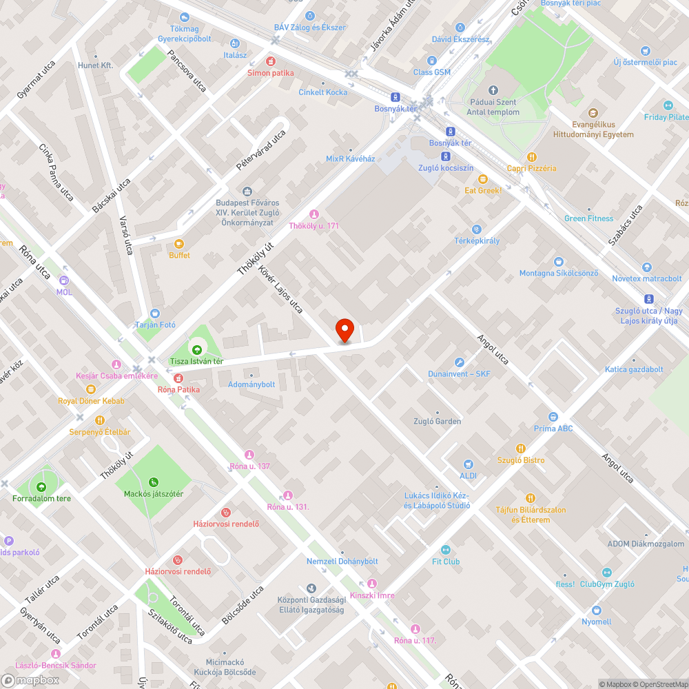 Lyukas aknafedlap bejelentés helye