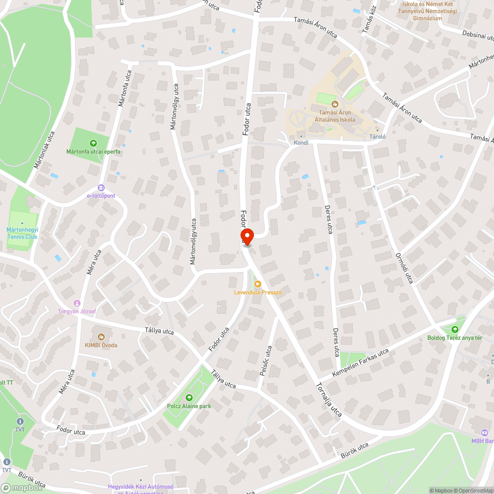 Eldőlt kresz-tábla bejelentés helye