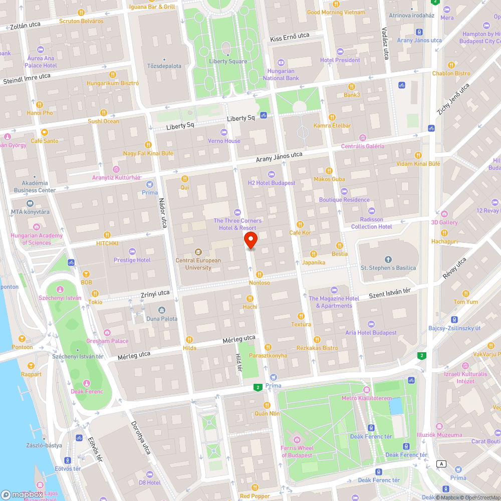 Elfekvő bejelentés helye