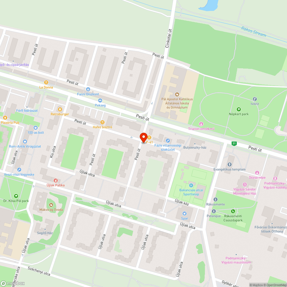 Eldobálva bejelentés helye