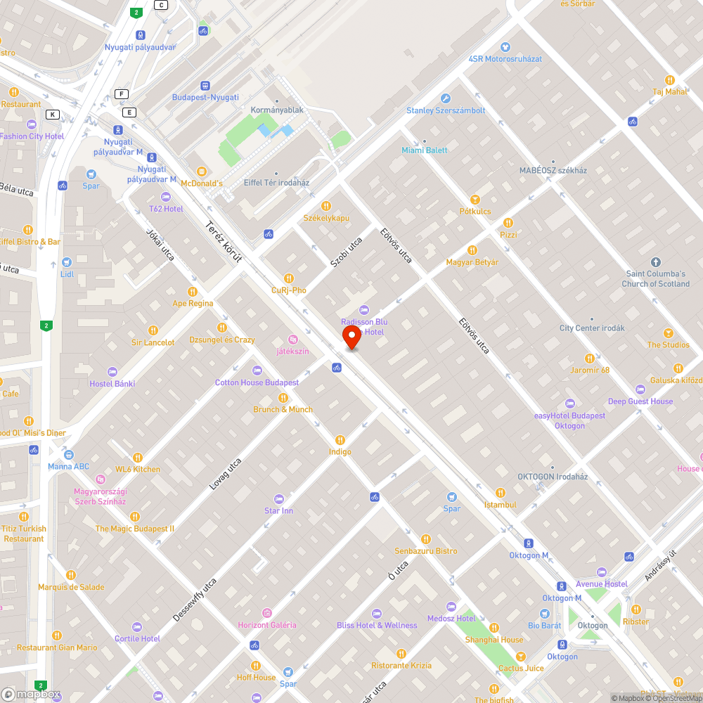 Elhagyott kerékpárroncs a Teréz körúton bejelentés helye