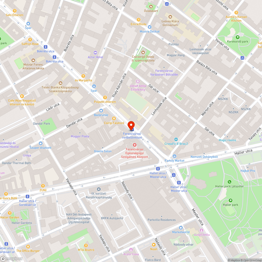 betört üveg a villamosmegállóban bejelentés helye