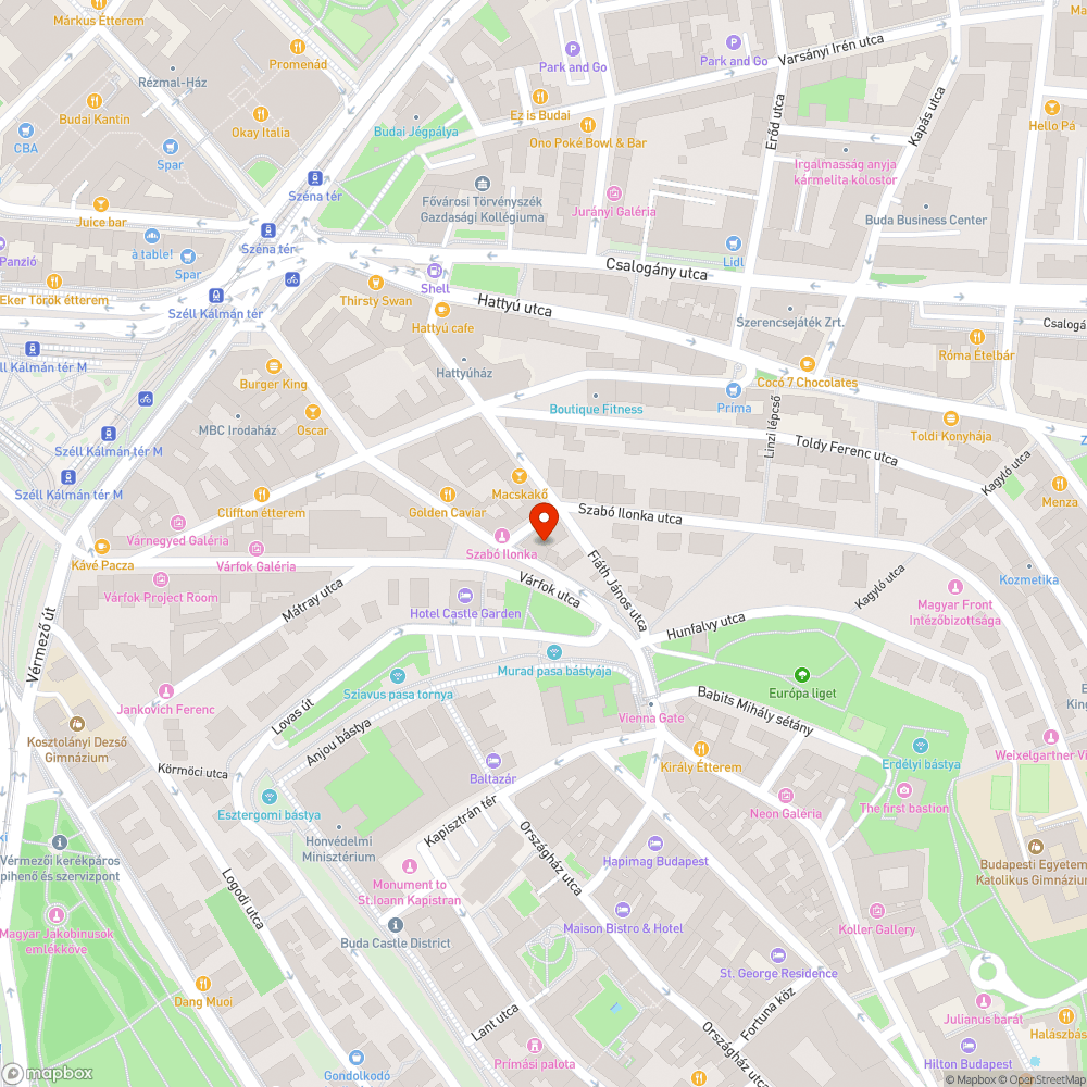 Nem égő utcai lámpák. bejelentés helye