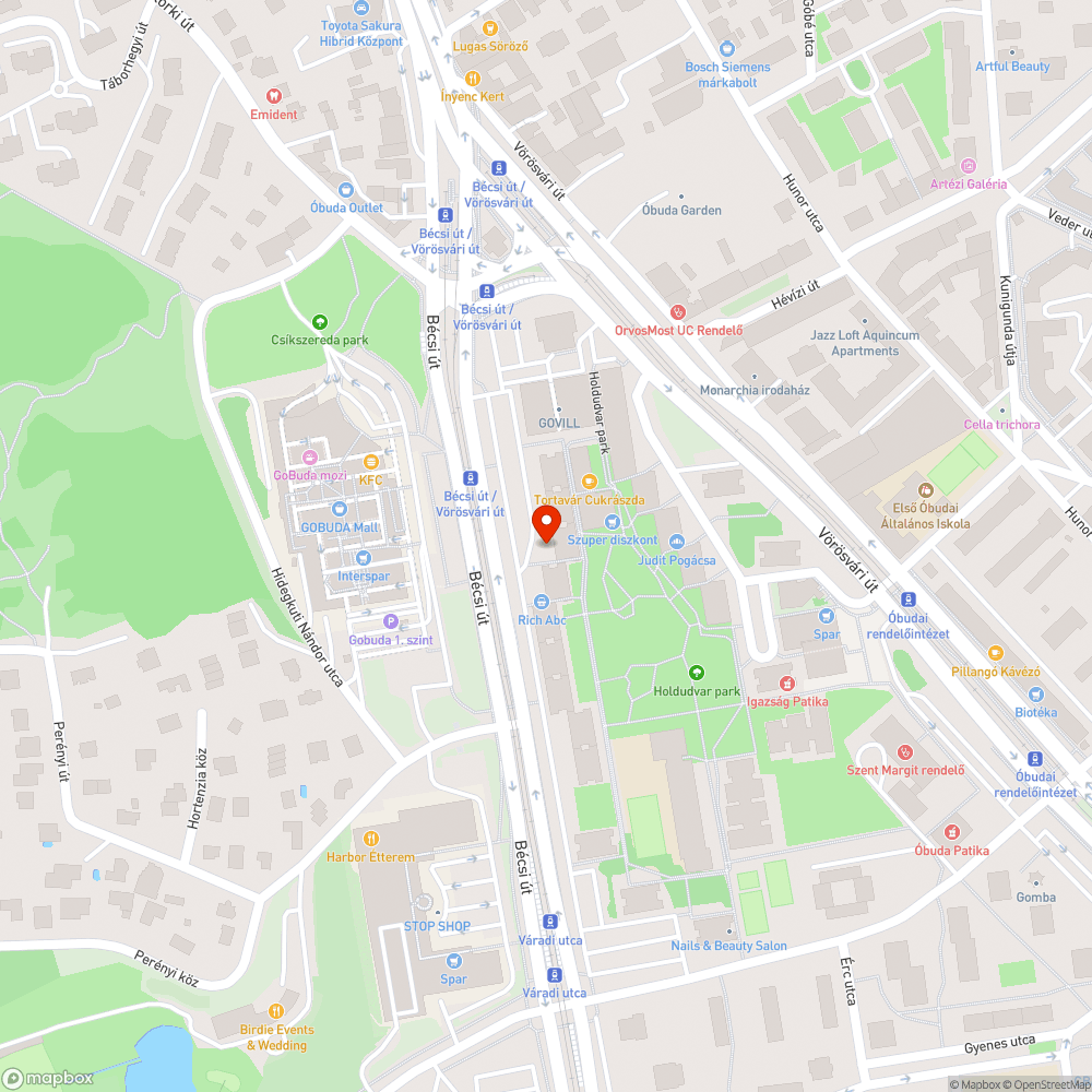 Elhagyott motor bejelentés helye