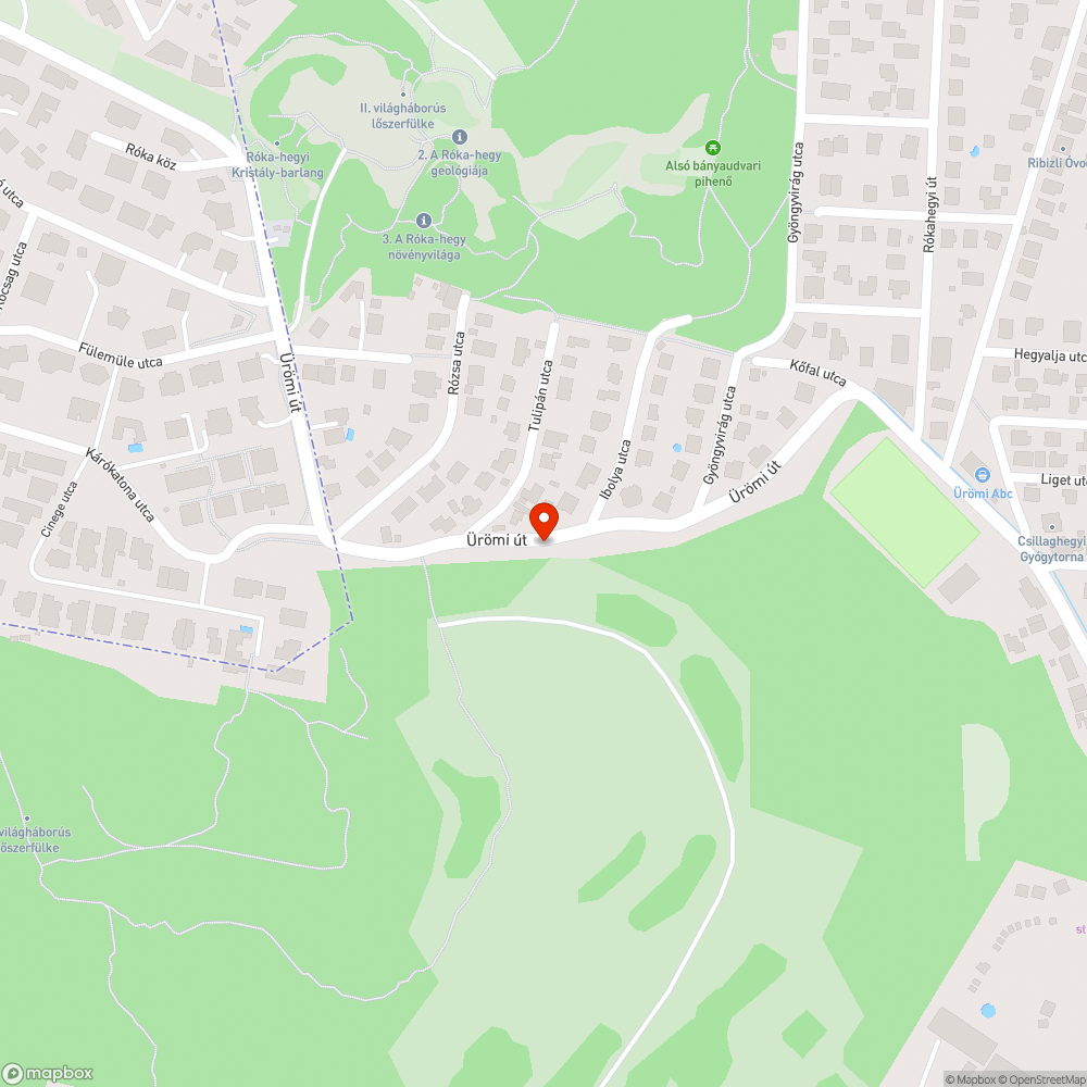 Szétfagyott járda bejelentés helye