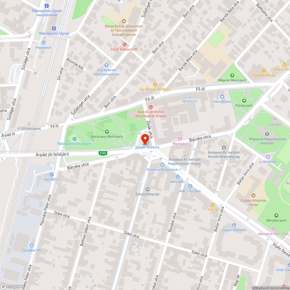 Még mindíg nem javították ki a balesetveszélyes járdaszakaszt bejelentés helye