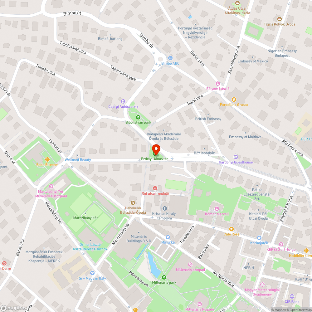 Szétdobált szemét bejelentés helye