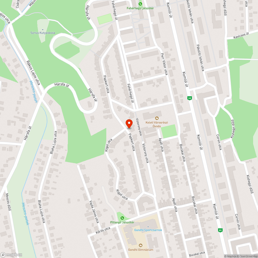 Felborult kuka bejelentés helye