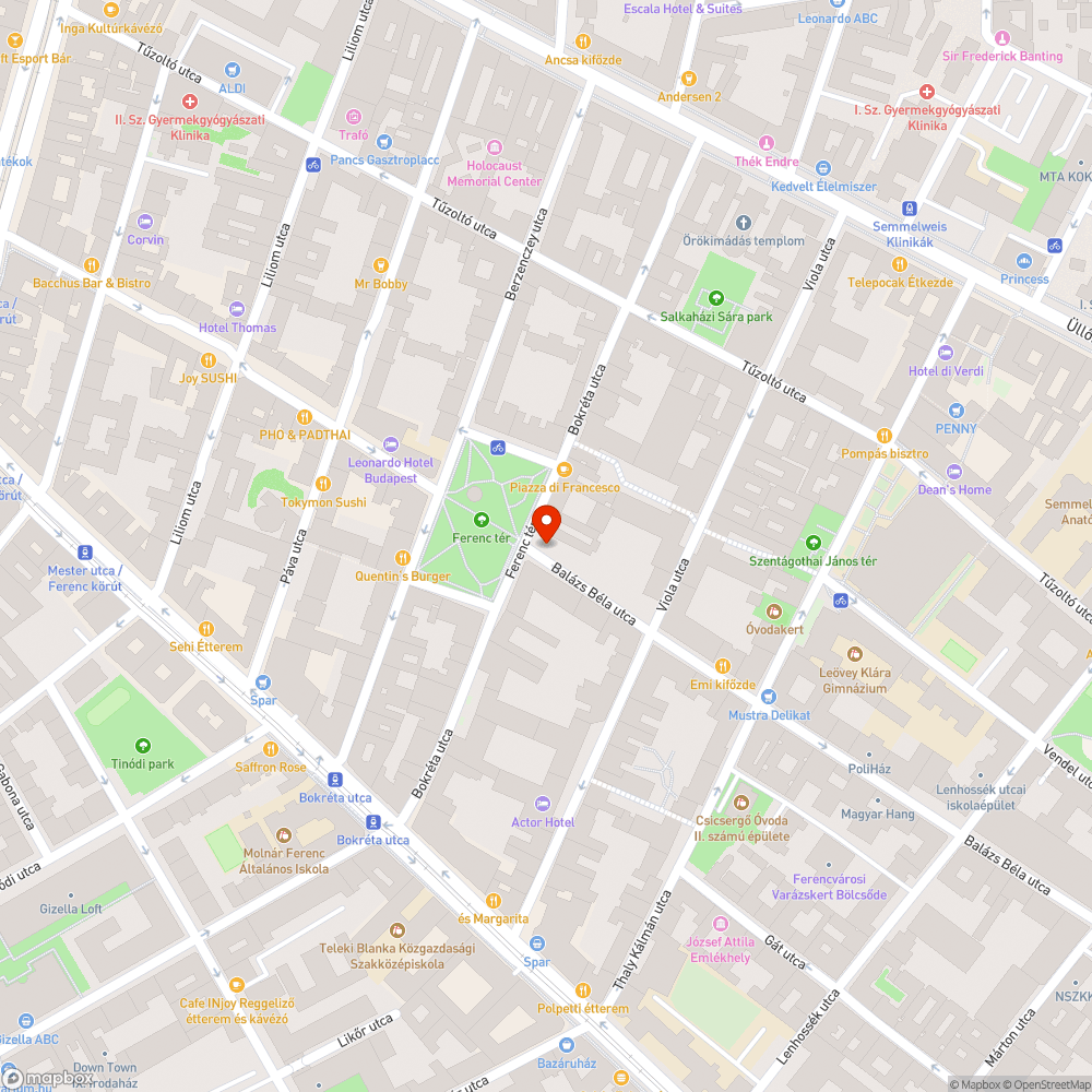 Ferenc téri játszótér kapuja eltört bejelentés helye