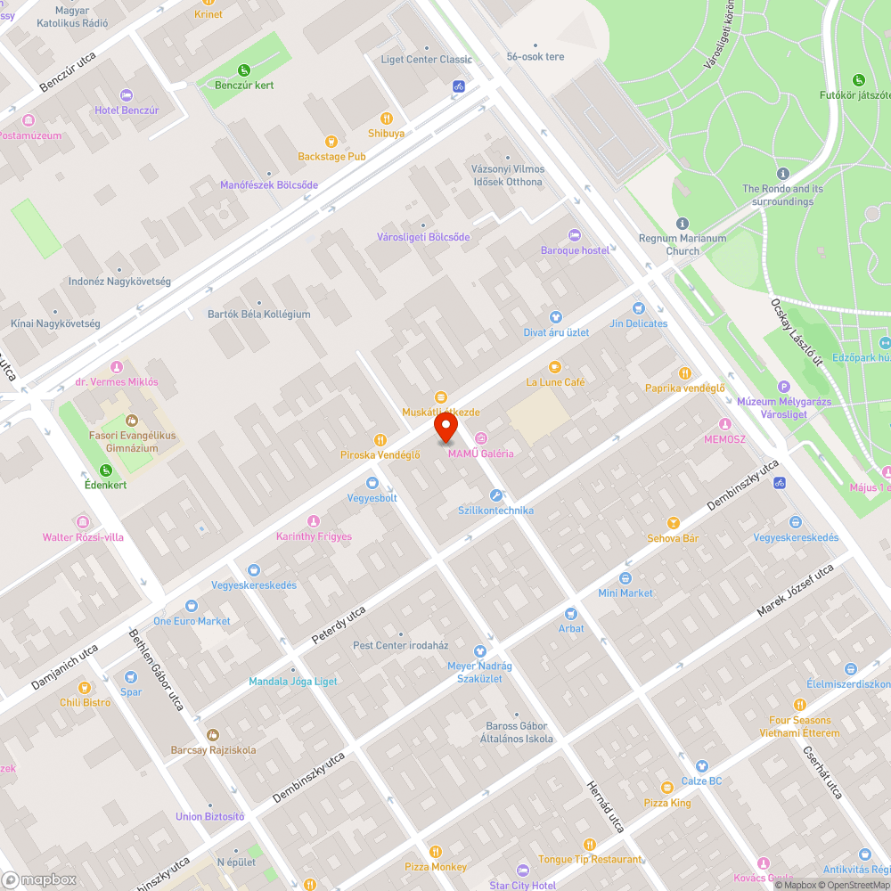 Elhagyott furgon bejelentés helye