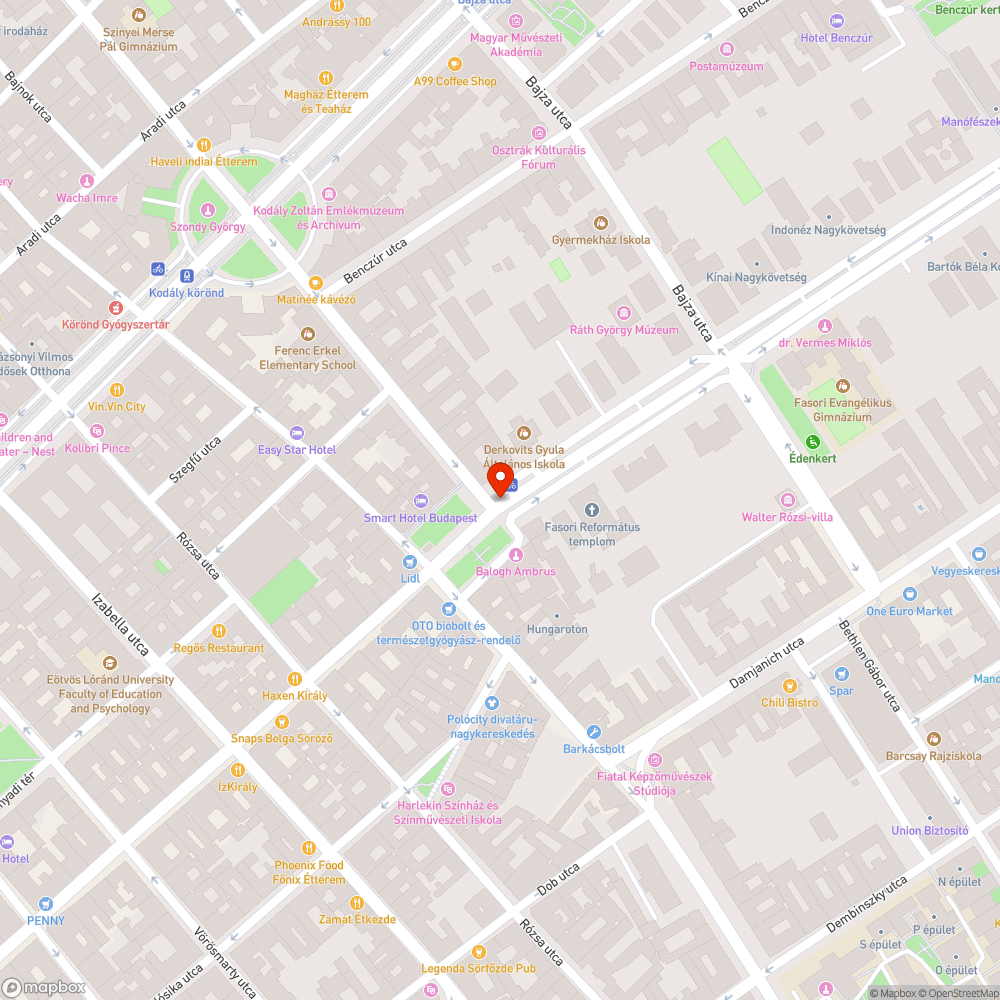 Leesett ajtócska bejelentés helye