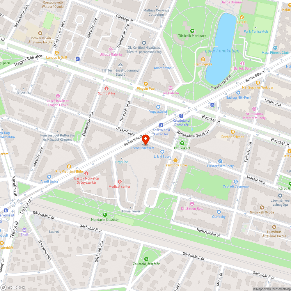 Leszakadt szemetes bejelentés helye