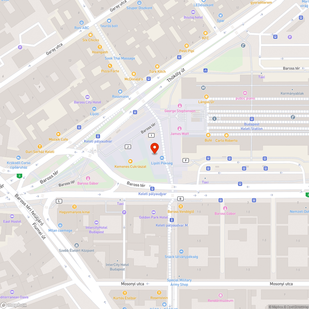 Graffiti a Keletinél bejelentés helye