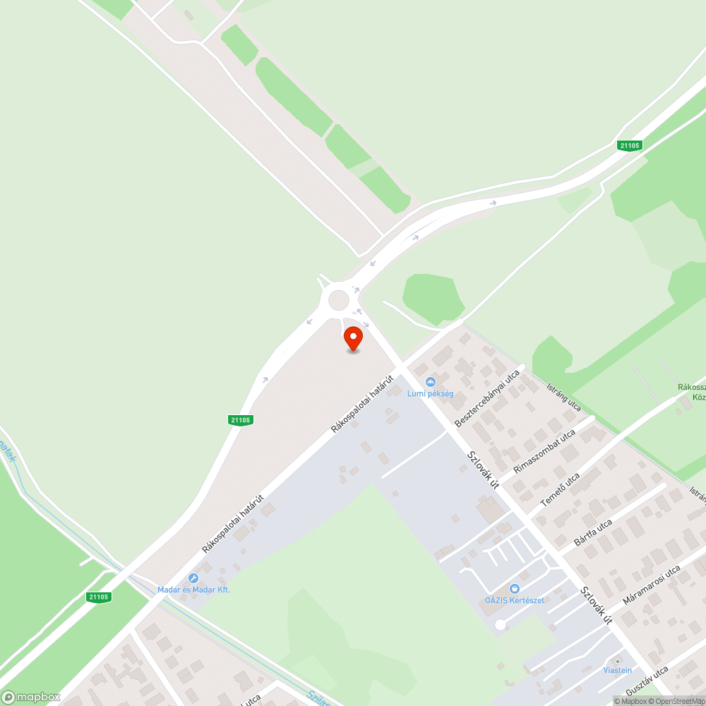 Betontömbök bejelentés helye