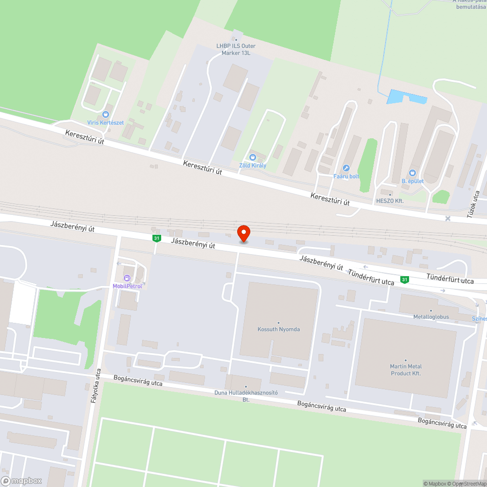 Macskatetem a Kossuth nyomda buszmegálló mellett bejelentés helye