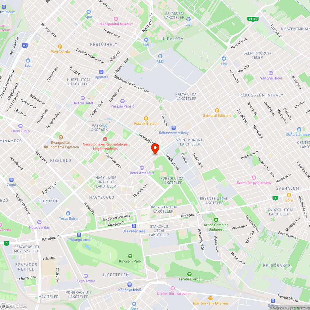 Ismeretlen bejelentés helye