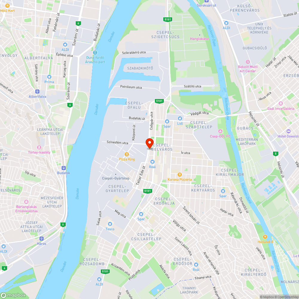 Hulladékgyűjtő sziget - Láng Kálmán utca bejelentés helye