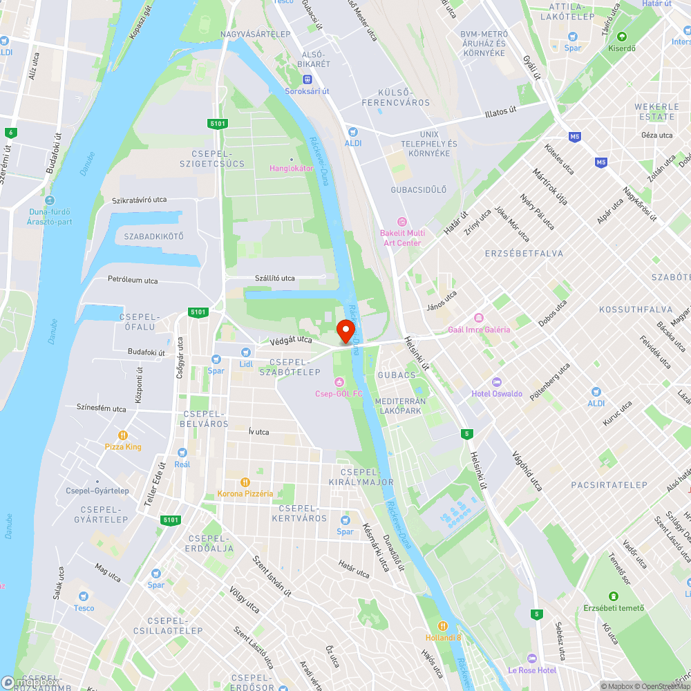 Gyalogos és közúti forgalom elől elzárt terület bejelentés helye