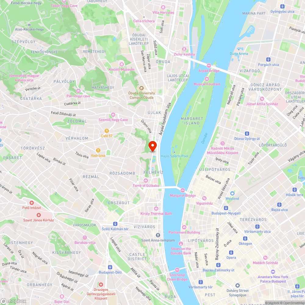 Szemét a zebránál bejelentés helye