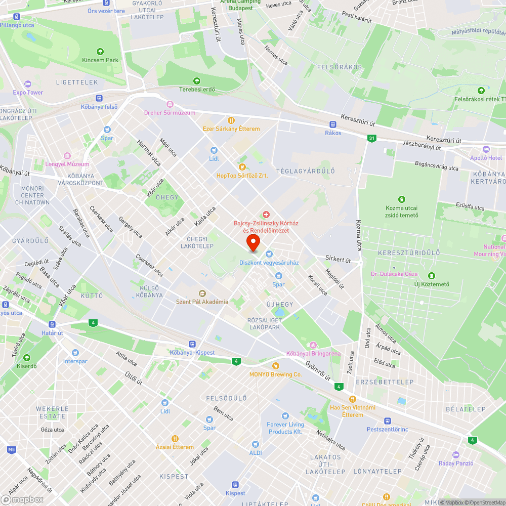 Oszlopcsonk bejelentés helye