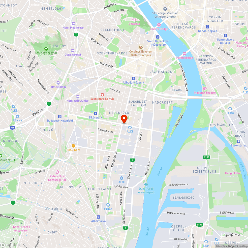 Fehérvári-Hengermalom sarok - rosszul tervezett parkoló bejelentés helye