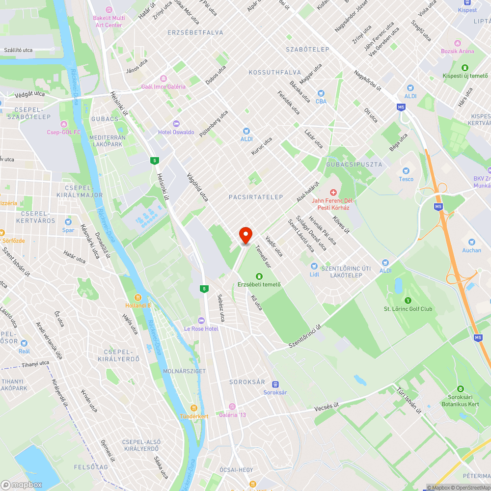 Kátyú az Alsó határúton bejelentés helye