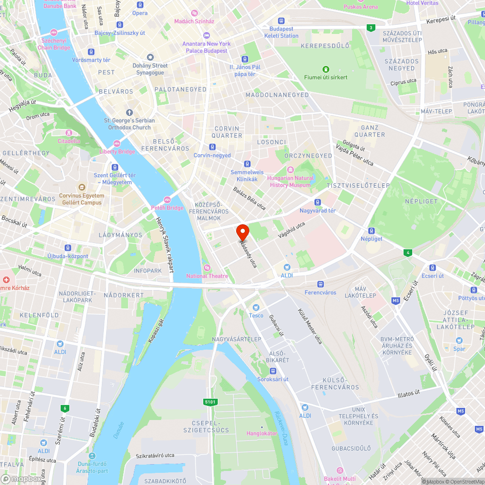 Kátyú bejelentés helye